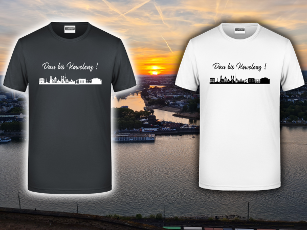 "Dau bis Kowelenz" T-Shirt Panorama